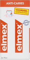 6x Elmex Tandpasta Anti-Cariës Duopack 2x 75 ml
