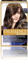 3x L'Oréal Excellence Creme 500 Puur Lichtbruin