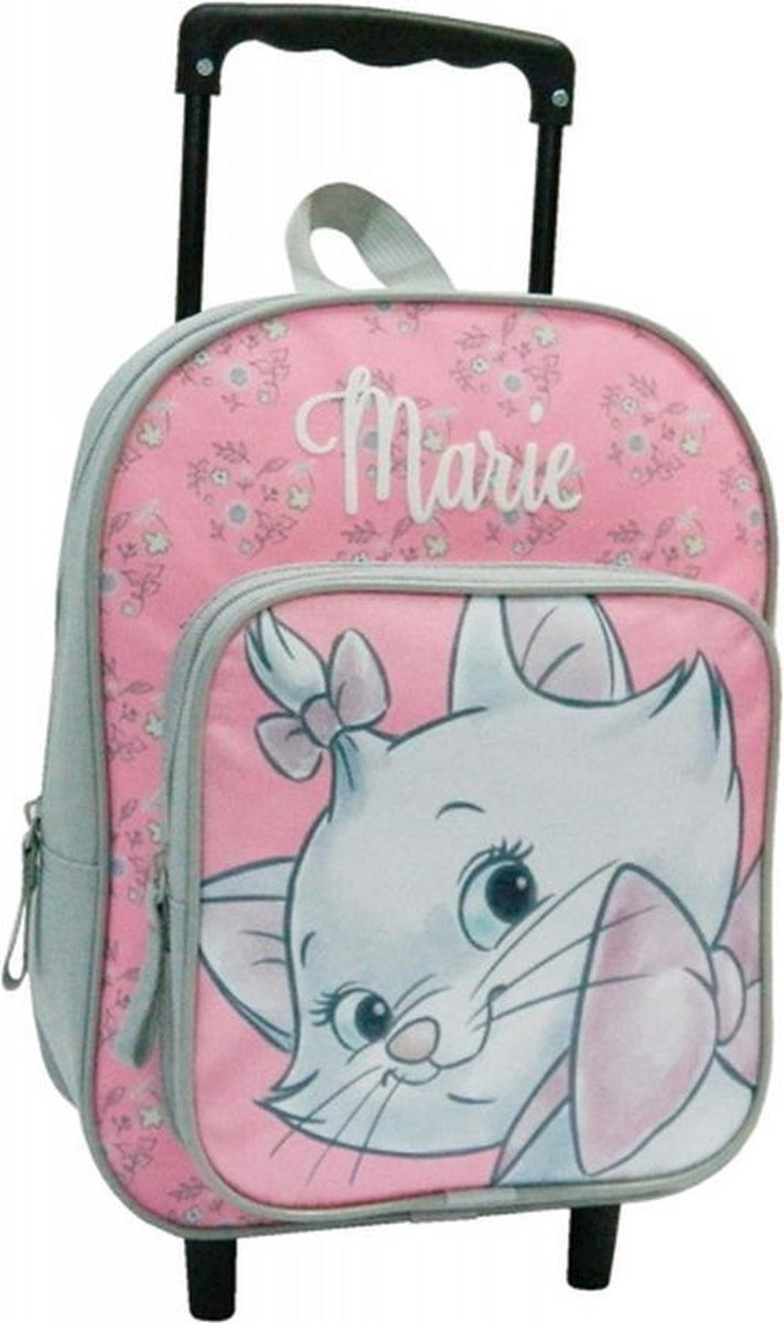 MARIE en de Aristokatten Trolley Rugzak Rugtas School Tas 3-6 jaar Roze - Disney Marie de kat