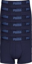 Puma Basic Boxer heren (6-pack) - navy blauw - Maat: M