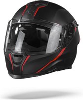Nexx SX.100R Shortcut Zwart Rood Mat Integraalhelm - Maat L - Helm