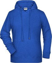 James and Nicholson Dames/dames Raglan Sleeved Hoodie (Koninklijke Heide)