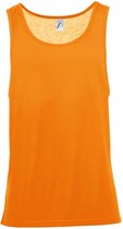 SOLS Unisex Jamaica Mouwloze Tank / Vest Top (Neon Oranje)