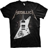 Metallica Heren Tshirt -L- Papa Het Guitar Zwart