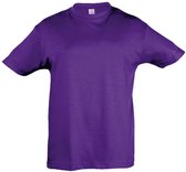SOLS Kinderregent T-Shirt met korte mouwen (Donkerpaars)