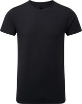 Russell Heren Slim Fit T-Shirt met korte mouwen (Zwart)