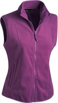 James and Nicholson Vrouwen/dames Microfleece Vest (Paars)