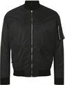 SOLS Unisex Rebel Fashion Bomber Jacket (Zwart)