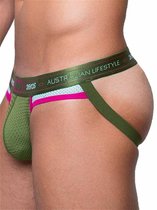 2EROS Aeolus Jockstrap Green Gale - MAAT L - Heren Ondergoed - Jockstrap voor Man - Mannen Jock