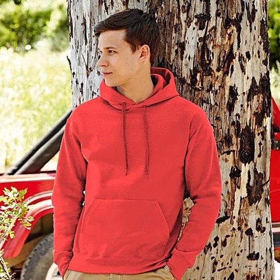 Fruit Of The Loom Sweat à capuche / sweat à capuche Premium 70/30 pour hommes (rouge)