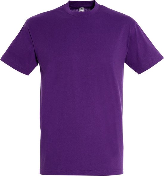 T-shirt à manches courtes pour hommes SOLS Regent (violet foncé)