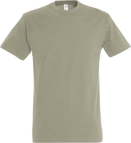 SOLS Heren Keizerlijke Zwaargewicht T-Shirt met korte mouwen (Khaki)