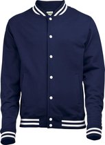 Awdis Volwassenen Unisex College Varsity Jacket (Marine Oxford)