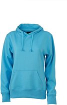 James and Nicholson Dames/dames Hooded Sweatshirt (Hemelsblauw)