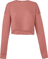 Bella + Canvas Dames/Dames Uitgesneden Bemanningsvlies Top (Mauve)