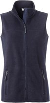 James and Nicholson Dames/dames Workwear Fleece Bodywarmer (Marine/Navy)