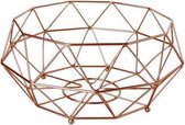 Luxe Fruitmand Verkoperd Metaal | Ø 32xh15cm