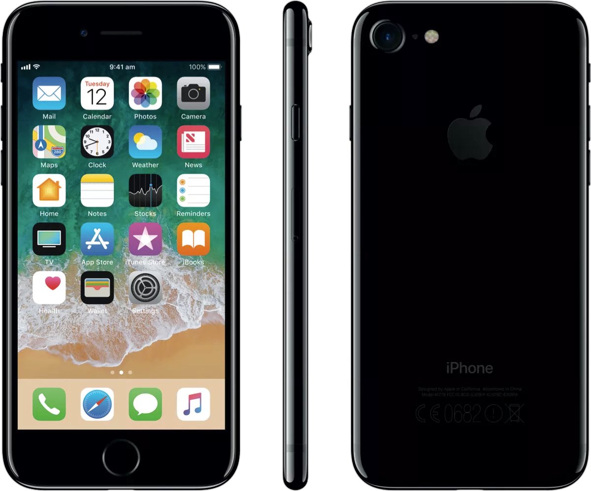 Apple iPhone 7 - Alloccaz Refurbished - C grade (Zichtbaar gebruikt) - 32GB - Jet Black