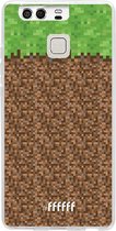 Huawei P9 Hoesje Transparant TPU Case - Minecraft - Grass #ffffff