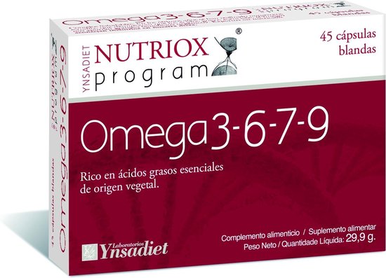 Ynsadiet Omega 3-6-7-9 45 Perlas Nutriox | bol.com