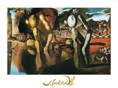 Kunstdruk Salvador Dali - La metamorfosi di narciso 80x60cm