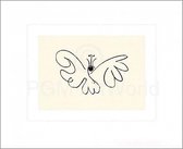 Kunstdruk Pablo Picasso - Le Papillon 50x60cm