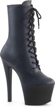 Pleaser Plateau Laarzen, Paaldans schoenen -44 Shoes- SKY-1020 Paaldans schoenen Zwart