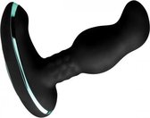 Rimsation Prostaatvibrator Met Roterende Kralen - CleanStream - Zwart - Vibrator Anaal