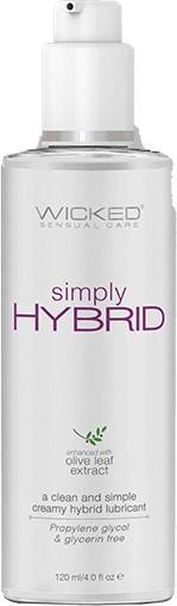 Wicked - Simply hybride glijmiddel 120 ml - 120ml