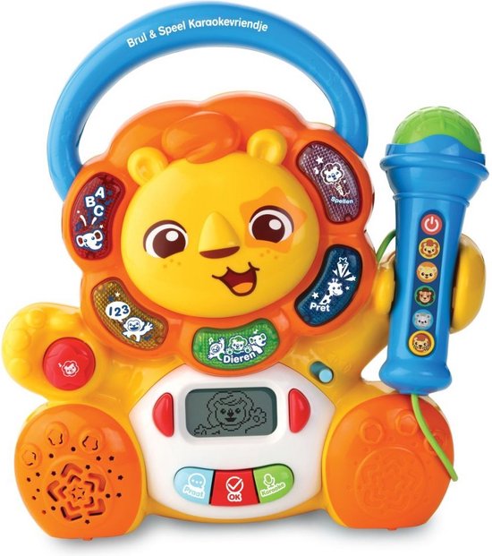 VTech Baby Brul & Speel Karaokevriendje - Interactief Karaoke Speelgoed - 2 tot 5 Jaar