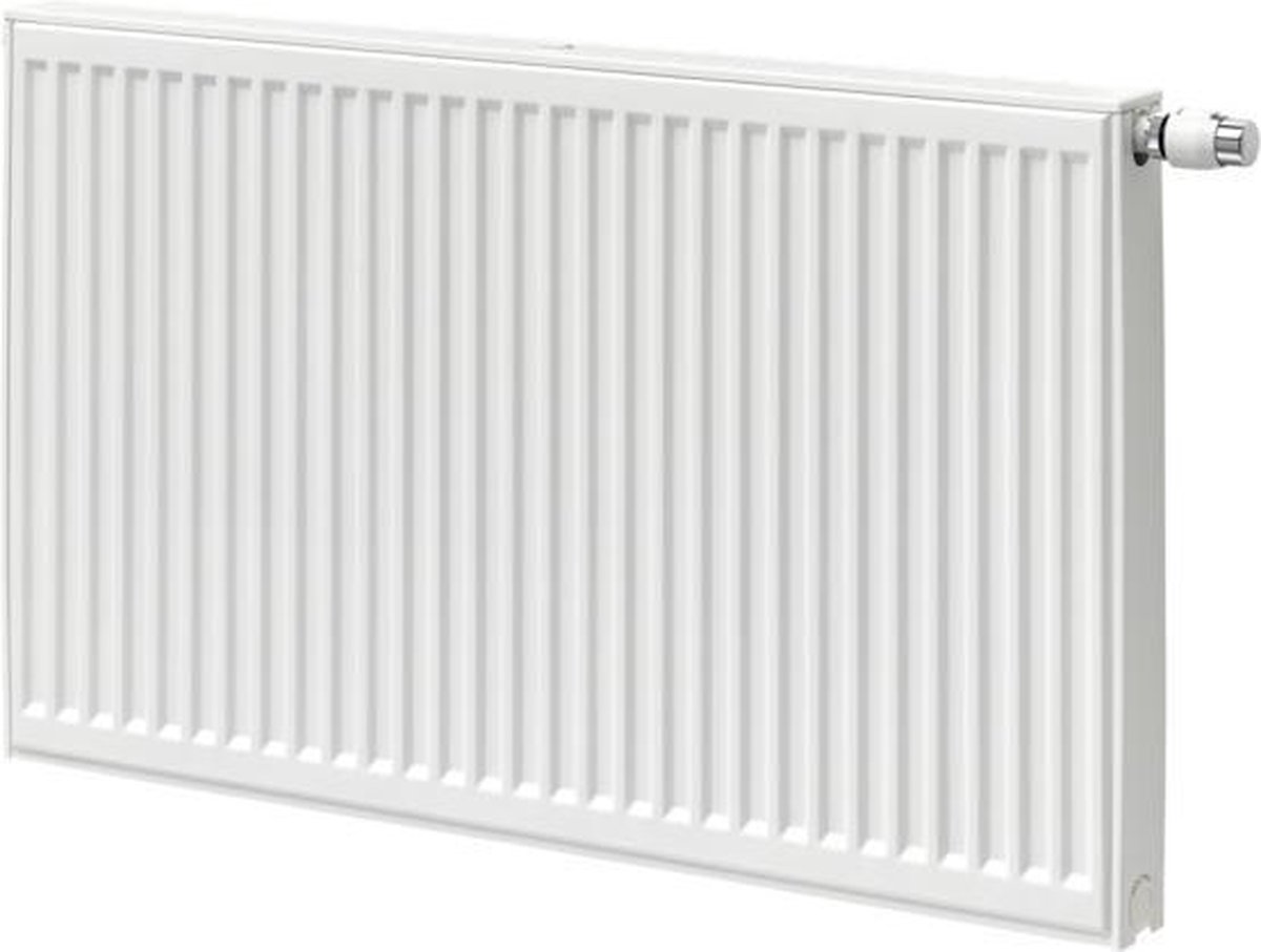 Stelrad Novello ECO paneelradiator 30x120cm type 22 1120watt 4 aansluitingen Staal Wit glans