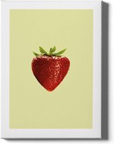 Strawberry - Walljar - Wanddecoratie - Poster ingelijst