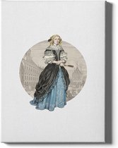 Walljar - Lady - Muurdecoratie - Plexiglas