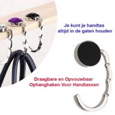 5-Pack Draagbare en Opvouwbaar Ophanghaken Voor Handtassen