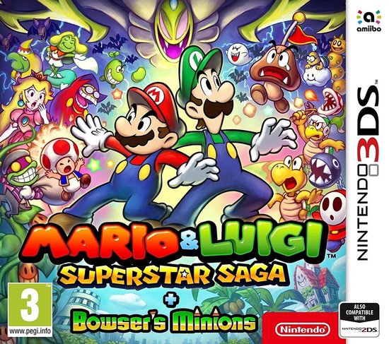 Mario + Luigi: Superstar Saga + Bowser's Minions - 3DS - Merkloos