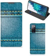Telefoon Hoesje Geschikt voor Samsung Galaxy S20 FE Wallet Case Jeans