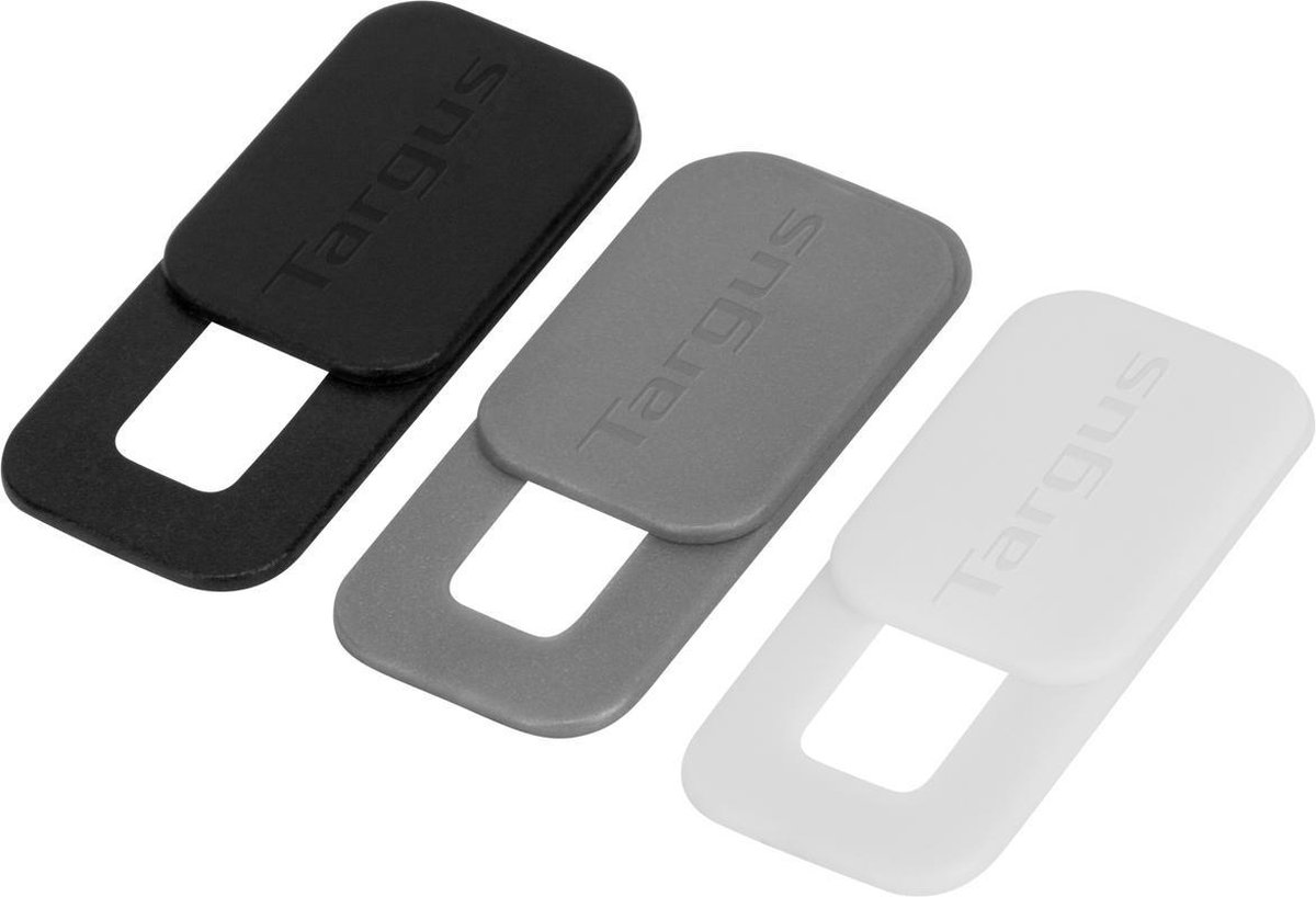 Targus - Spy Guard - Webcam Cover – 3 Pack - Wit - Zwart - Grijs - Targus