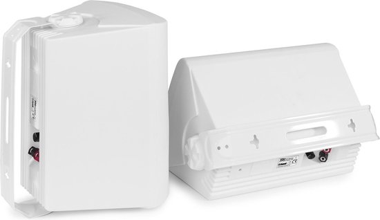 Speakerset, geschikt voor buiten - Power Dynamics BC65V witte speakerset voor 100V systemen en 8 Ohm - 150W van Power Dynamics — afbeelding 2