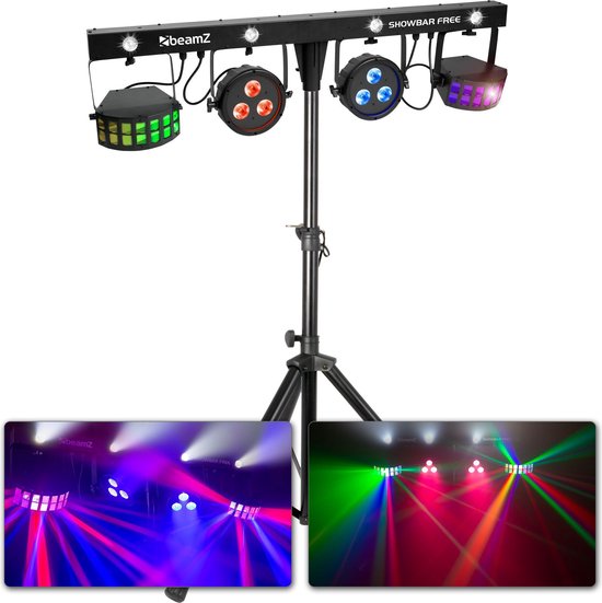 Lichteffect - BeamZ Showbar FREE disco lichteffect - Complete lichtshow met  incl.... | bol.com