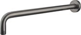 Xellanz Gebogen Douche-Arm Rond Muur. 45 cm. - Gunmetal