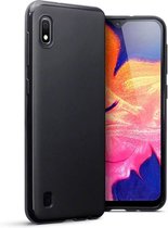 EmpX Telefoonhoesje - Back Cover - Geschikt Voor Samsung Galaxy A10 - Zwart