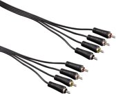 Hama Audio Kabel 4RCA - 4RCA 1,2m 1ster