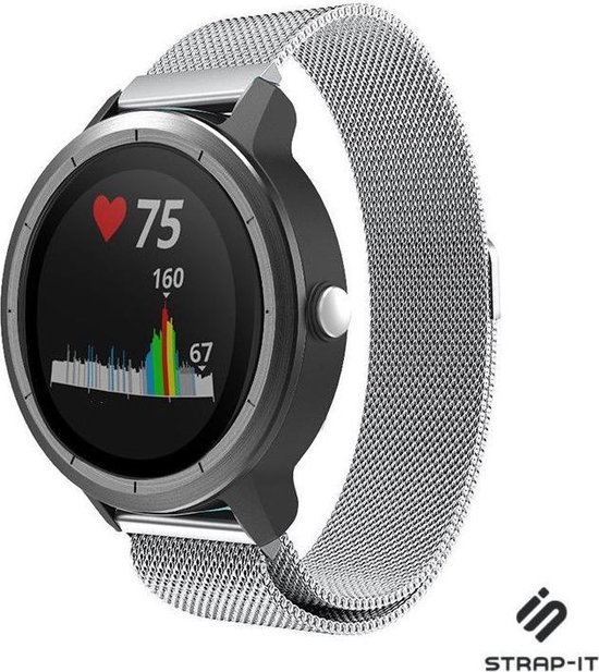 Baaletc Cinturino 20 Mm In Silicone Morbido Per Garmin Vivoactive 3, Venu, Forerunner 245/645 E Altri – Sgancio Rapido, Colori Vari - 3