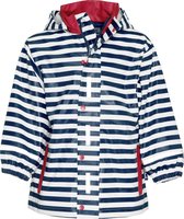 Playshoes Regenjas Kinderen Maritiem - Donkerblauw/Wit - Maat 140