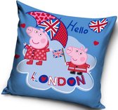 Peppa Pig Hello London - Sierkussen Kussen 40 x 40 cm inclusief vulling
