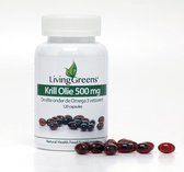 Livinggreens- Krill Oil- 120 Capsules-krill Oil- Krill Oil Capsules-from Shrimp-100% Pure Krill Oil 100% -