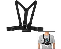 ST-25 Verstelbare borstkas Riembevestiging Riemharnas met gesp Beugel Schroef voor GoPro NIEUWE HERO / HERO6 / 5/5 sessie / 4 sessie / 4/3 + / 3/2/1, Xiaoyi en andere actiecamera's (zwart)