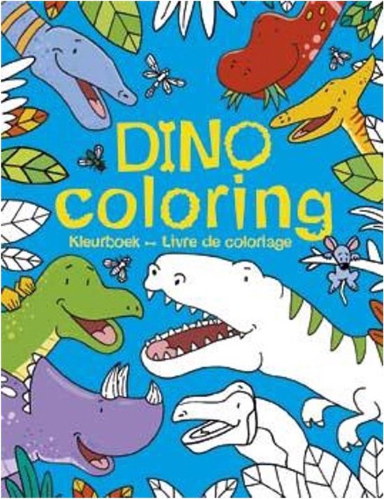 Boek: Dino coloring, geschreven door Deltas