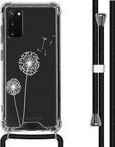 iMoshion Design hoesje met koord voor de Samsung Galaxy S20 - Paardenbloem - Wit