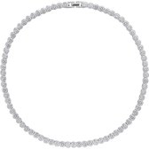 FAVS Damen-Kette 925er Silber rhodiniert 77 Zirkonia One Size 87787036